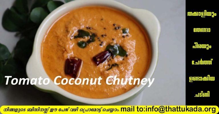 Tomato coconut chutney