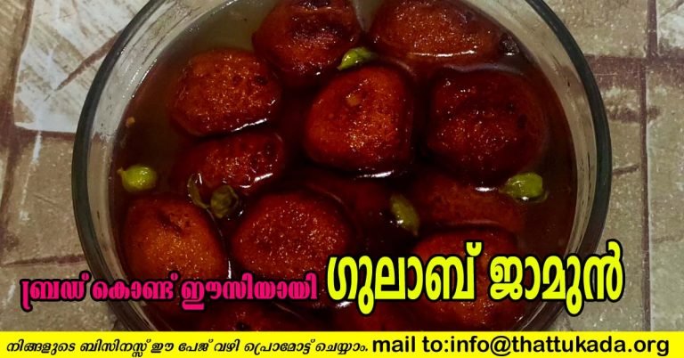 Bread, milk powder gulab jamun
