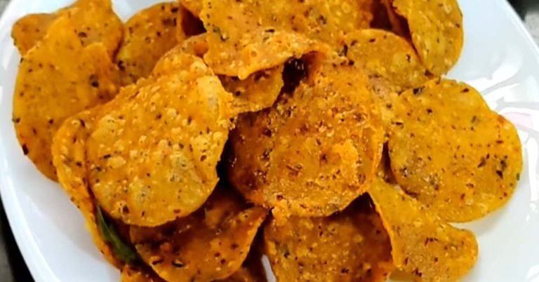 Rice flour snack