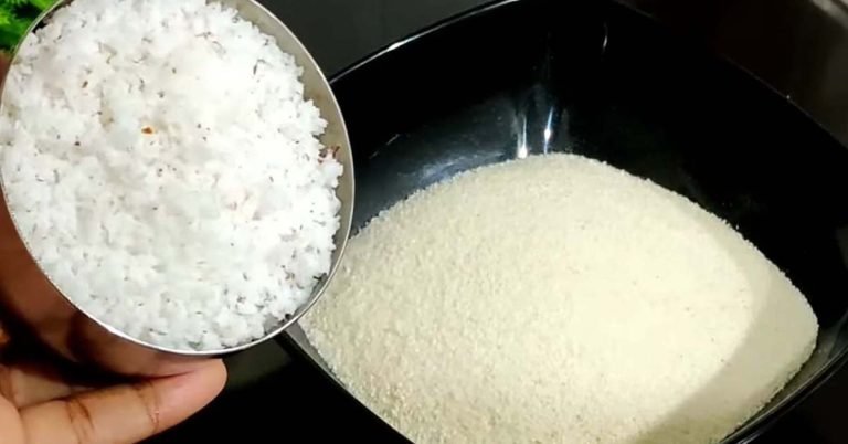 Semolina, coconut snack