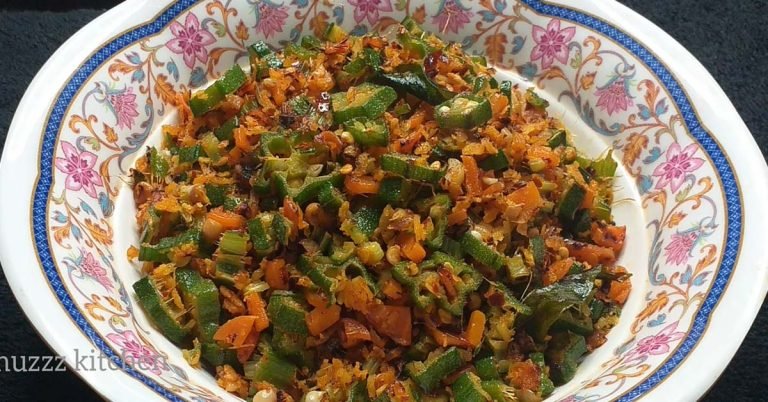 Okra ,carrot thoran