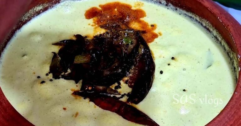 Chembu moru curry