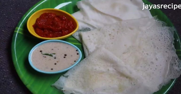 Neer dosa and chammanthi