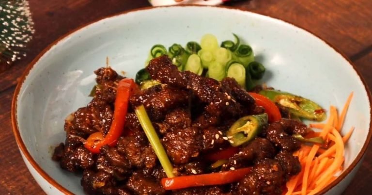 Crispy chilly beef