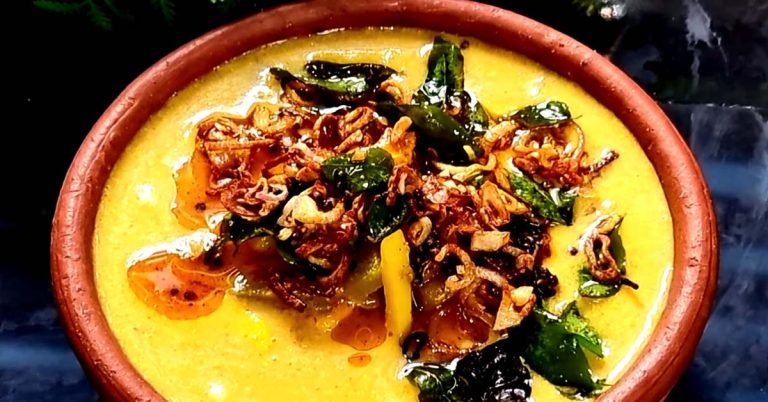 Jack fruit seed, mango, dry prawn curry