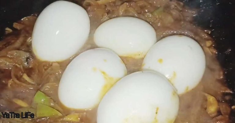 Egg, Green pepper roast