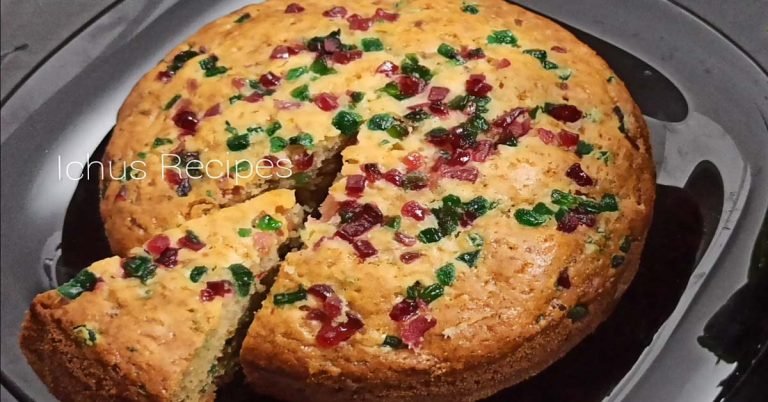 Eggless fruit cake