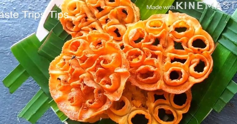 Rice flour Achappam