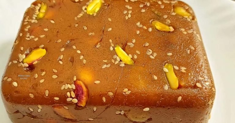 Leftover rice Halwa