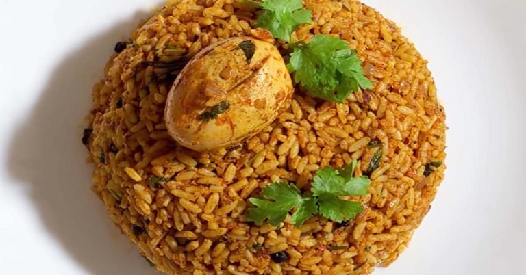 Ration rice Egg Biriyani
