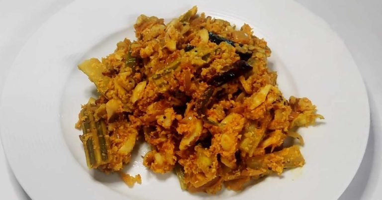 Jackfruit seeds and drumstick thoran