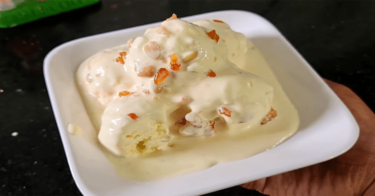 Butterscotch Ice Cream in Mixie jar