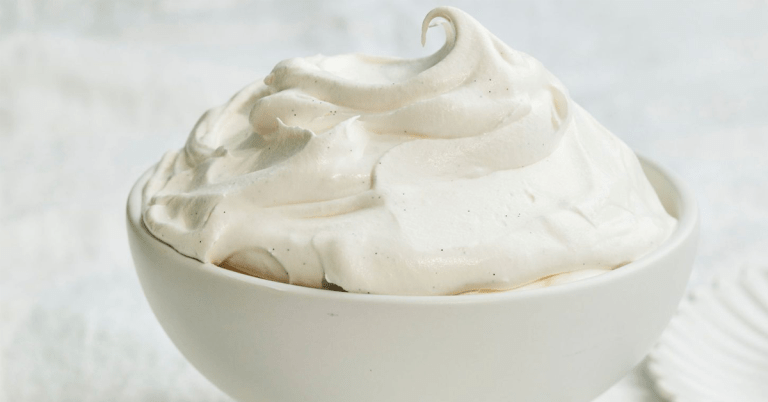 Home made whipping cream