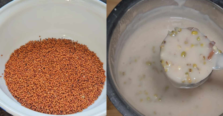 Ragi, Green gram Porridge
