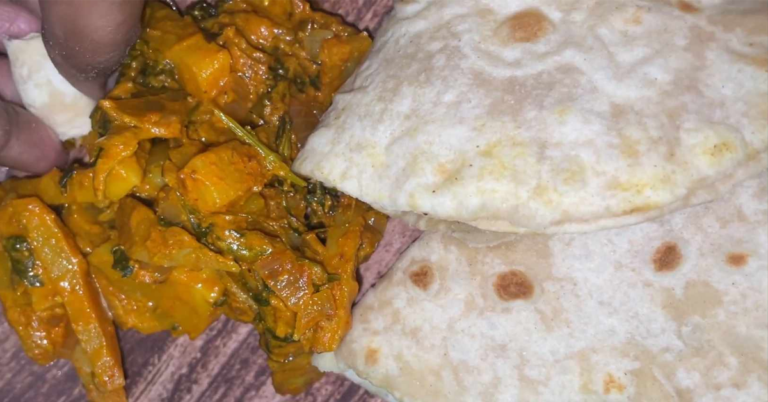 Curd and potato curry