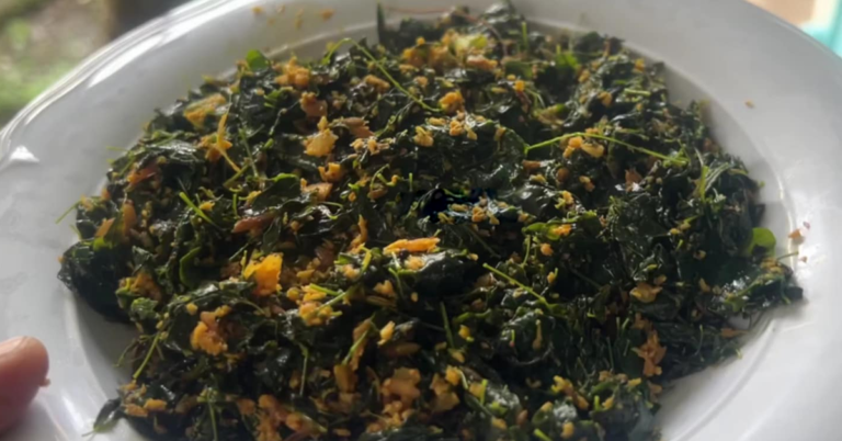 Moringa leaves Thoran