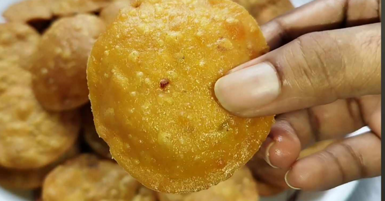 Wheat flour snack