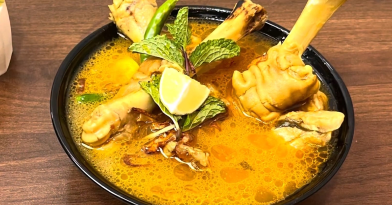 Goat leg soup