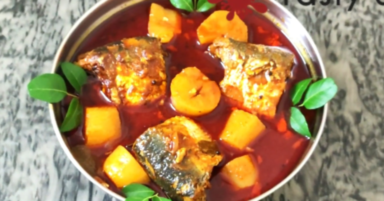 Sardine fish curry with tapioca