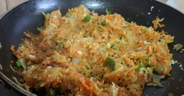 Carrot potato Thoran