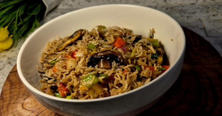 mushroom fried rice