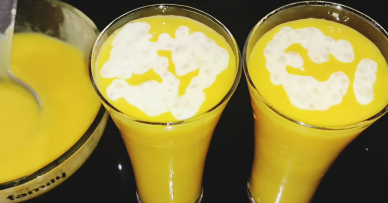 Sago mango Drink