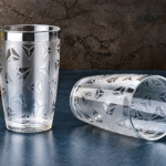 Curved Stylish Plastic Water Glass Set of 6 | Unbreakable Transparent Drinking Glasses | Elegant & Durable Glasses for Home, Kitchen & Dining