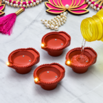 Pack of 12 LED Water Sensor Diyas – Automatic Touchless Sensor Floating Effect Diya Lights for Pooja, Diwali & Home Decoration
