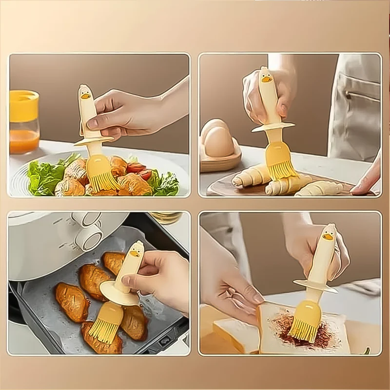 Option 1 (Best for SEO): Smart 2-in-1 Oil Dispenser Bottle with Silicone Basting Brush (200ml) - Image 3